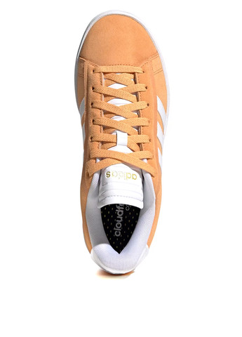 Оранжевые кеды adidas