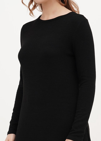 Черное кэжуал платье а-силуэт George однотонное