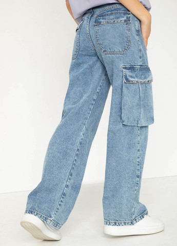 Голубые демисезонные карго джинсы Reporter Young