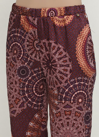 Фиолетовые кэжуал летние зауженные брюки Rinascimento