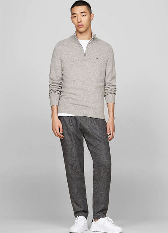 Сірий зимовий светр Tommy Hilfiger