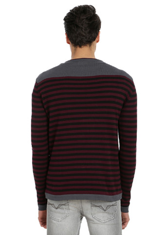Бордовый демисезонный пуловер пуловер Яavin
