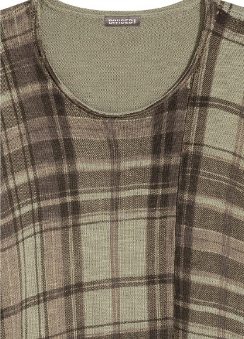 Темно-бежевий джемпер демісезон,хакі в клітку, divided H&M