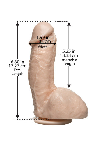 Кончающий фаллоимитатор The Amazing Squirting Realistic Cock, ПВХ, диаметр 5,1см Doc Johnson (254973438)