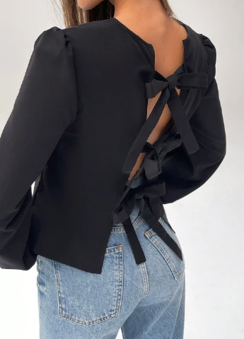 Чорна блуза SHEIN