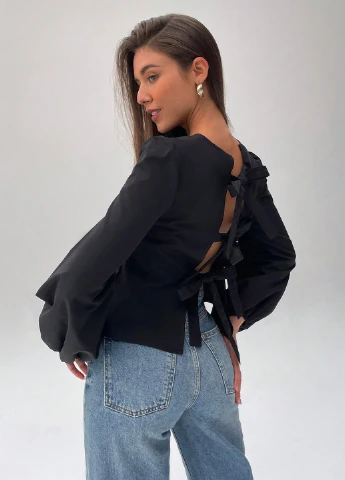 Чорна блуза SHEIN