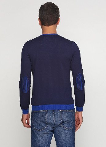 Темно-синий демисезонный пуловер пуловер United Colors of Benetton