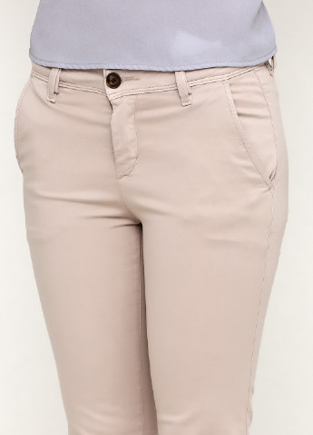 Светло-серые кэжуал демисезонные зауженные брюки Cimarron