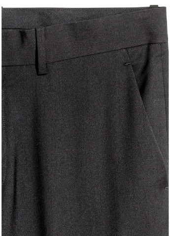 Черные классические летние классические брюки H&M