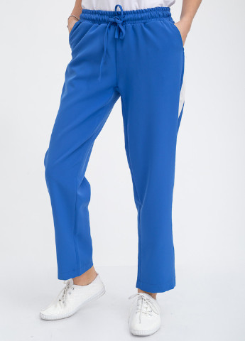 Синие кэжуал демисезонные брюки Kamomile