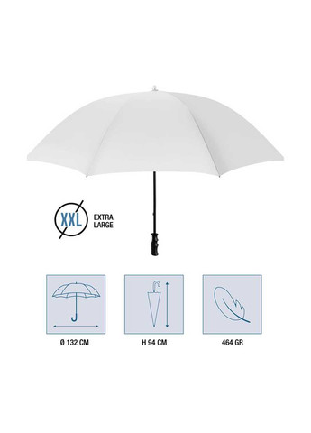 Белый зонт Perletti большой система антиветер (363640827)