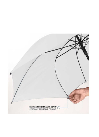 Белый зонт Perletti большой система антиветер (363640827)