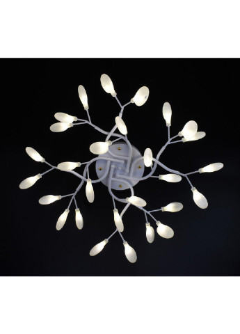 Люстра стельова на 28 лампочок H686/28-wh-fr Білий 23х75х75 см. Sunnysky (253122287)