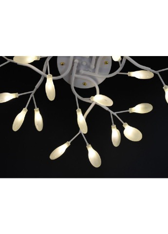 Люстра стельова на 28 лампочок H686/28-wh-fr Білий 23х75х75 см. Sunnysky (253122287)