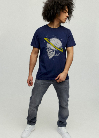 Темно-синя футболка чоловіча YAPPI