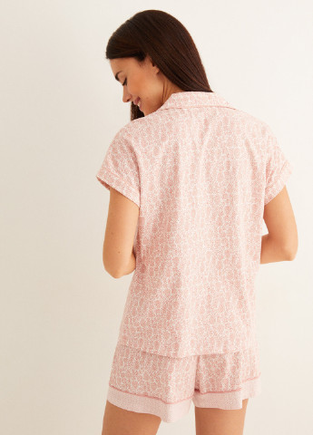 Розовая всесезон пижама (рубашка, шорты) рубашка + шорты Women'secret