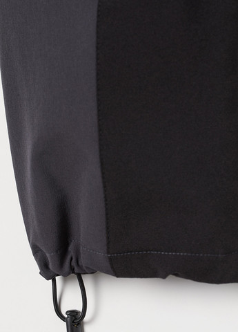 Темно-серые спортивные демисезонные прямые брюки H&M