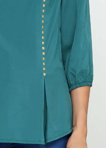 Темно-зеленая демисезонная блуза Ageless