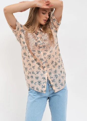 Рожева блуза Lesia Паола