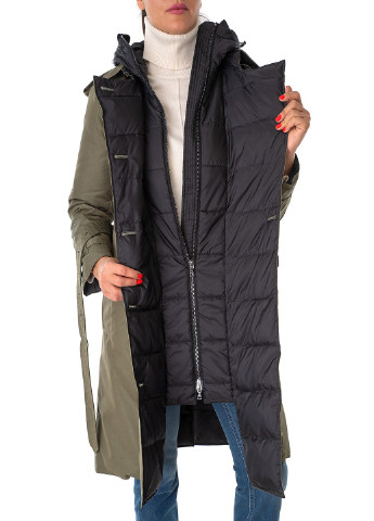Оливковая (хаки) зимняя куртка Marc Aurel