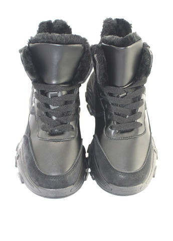 Зимние ботинки No Brand с мехом, со шнуровкой из искусственного меха