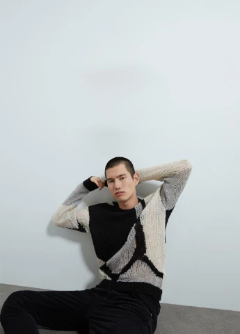 Комбинированный демисезонный джемпер джемпер Zara