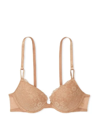 Бежевий демісезонний комплект (бюстгальтер, трусики) Victoria's Secret