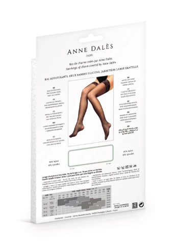 Чулки ALEXIA T4 Black Anne De Ales (252297368)