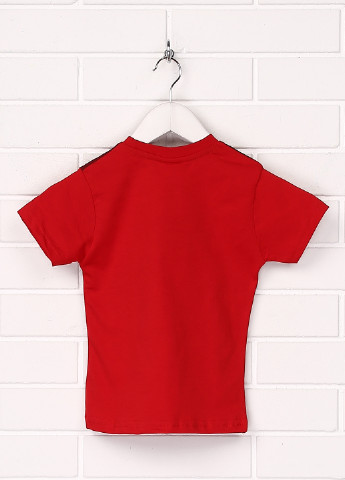 Красная летняя футболка с коротким рукавом Hacali Kids