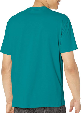 Бірюзова футболка Armani Exchange