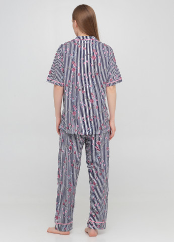 Комбинированная всесезон пижама (рубашка, брюки) рубашка + брюки Boyraz