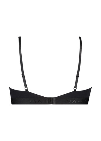 Чорний тріенджел бюстгальтер Hunkemoller без кісточок бавовна