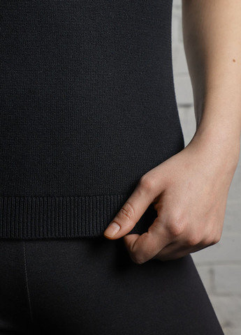 Черный летний джемпер джемпер Promin