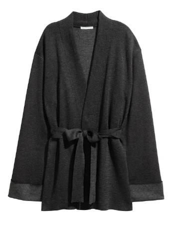 Кардиган,темно-сірий, H&M Basic (256502879)