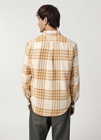 Бежевая кэжуал рубашка в клетку Timberland