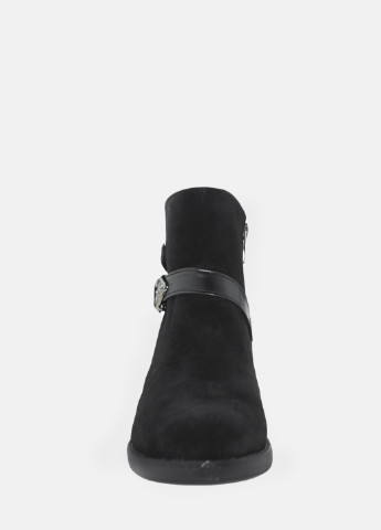 Осенние ботинки rty3905-11 черный Tiffany из натуральной замши