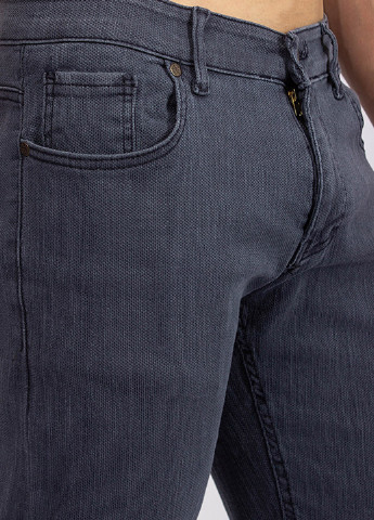 Серо-синие демисезонные прямые джинсы CLUB JU
