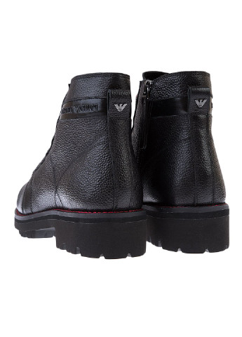 Черные осенние ботинки Emporio Armani