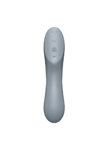 Вакуумный стимулятор с вибрацией Curvy Trinity 3 BlueGrey Satisfyer (254785170)