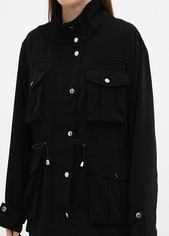 Черная демисезонная куртка BikBok