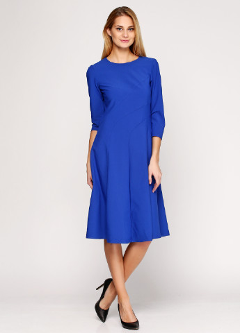 Синя кежуал сукня кльош Ruta-S однотонна