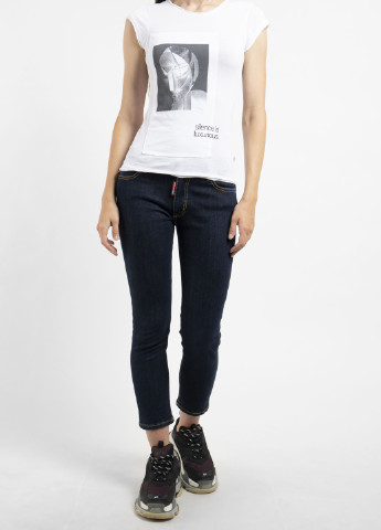 Белая футболка с принтом Ko Samui - (250382588)