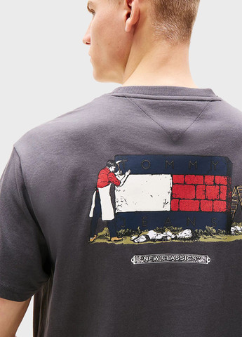 Сіра футболка Tommy Jeans