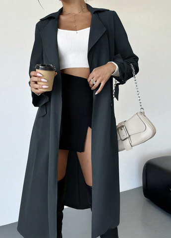 Плащ SHEIN тренчкот на гудзиках демісезон (339052547)