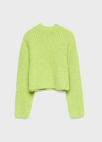 Салатовий демісезонний светр Stradivarius