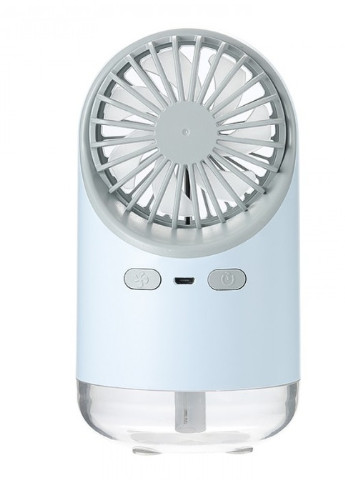 Аккумуляторный увлажнитель воздуха - вентилятор Fan 3в1, голубой No Brand (252821775)