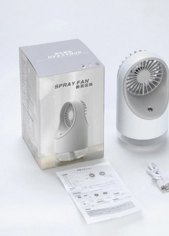 Акумуляторний зволожувач повітря - вентилятор Fan 3в1, блакитний No Brand (252821775)