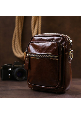 Чоловіча шкіряна сумка 15х19х6,5 см Vintage (253490425)