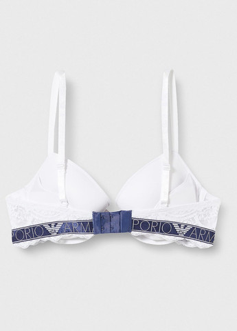 Білий бюстгальтер Emporio Armani з кісточками віскоза