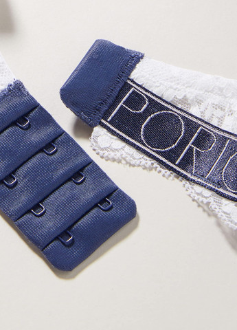 Білий бюстгальтер Emporio Armani з кісточками віскоза